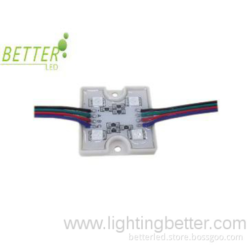 High nenergy-efficient 4 Leds 5050 RGB module IP65 with best selling